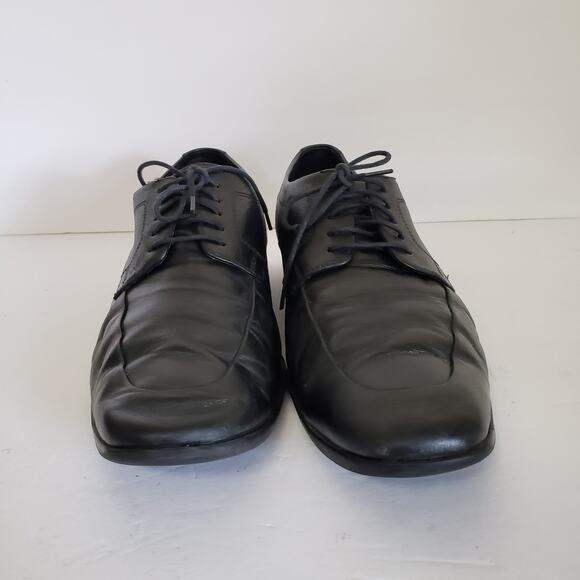 Cole Haan Men's Black Leather Lace Up Casual Dress Shoes Size 12 - Picture 5 of 10